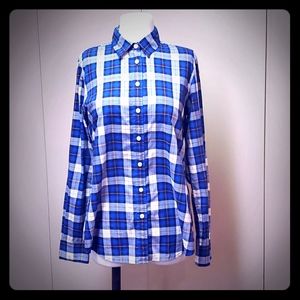 Banana republic plaid button down shirt